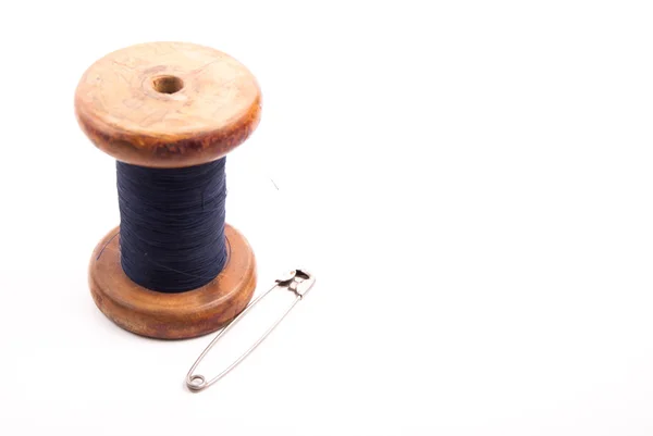 Spool of thread with needle — Stock Photo, Image