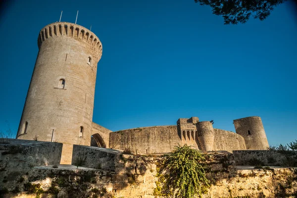 Η κάστρο Bellver φρούριο στο de-Πάλμα-Μαγιόρκα — Φωτογραφία Αρχείου