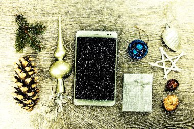 koniler ile Noel köknar ağacı