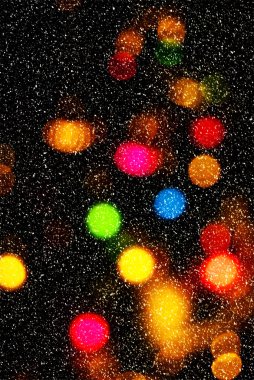 Noel ve yeni yıl için arka plan bulanık