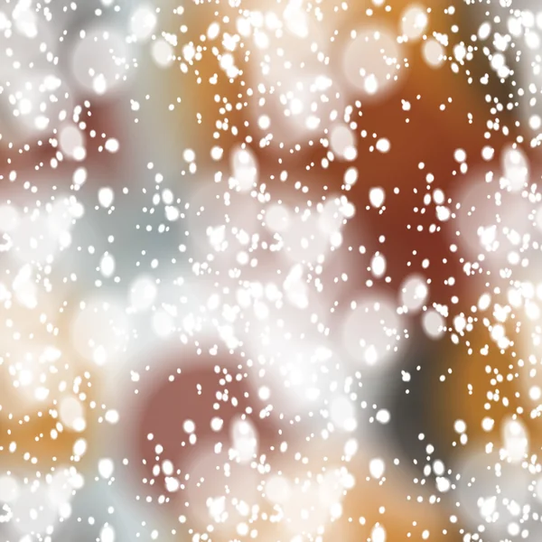 Barevné rozmazané pozadí s překrytím sníh, bezešvé — Stockový vektor