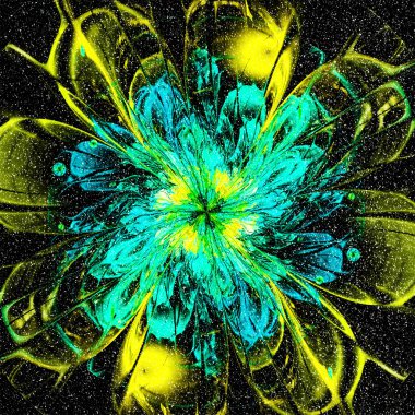 fraktal çiçek kar fırtınası