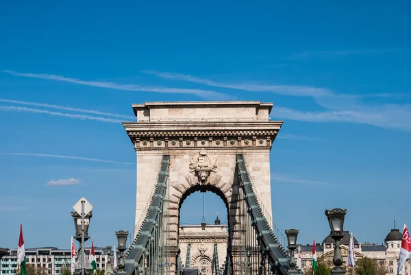 ブダペストの鎖橋 — ストック写真