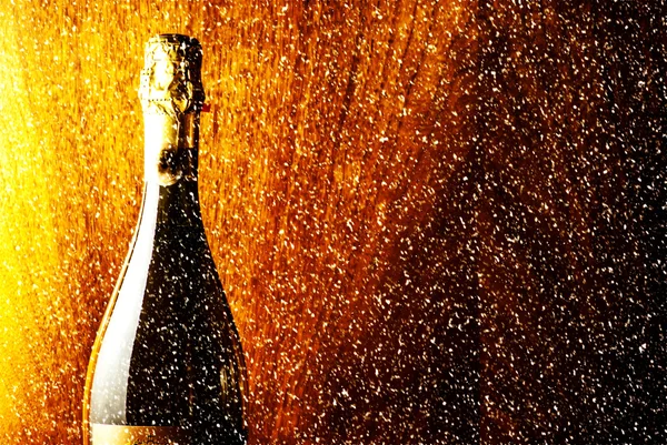 Bottiglia di champagne — Foto Stock