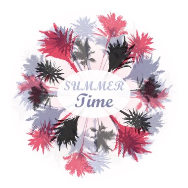 palmiye ağacı yazdırma