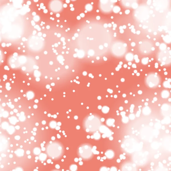 Fondo borroso colorido con superposición de nieve, sin costuras — Vector de stock
