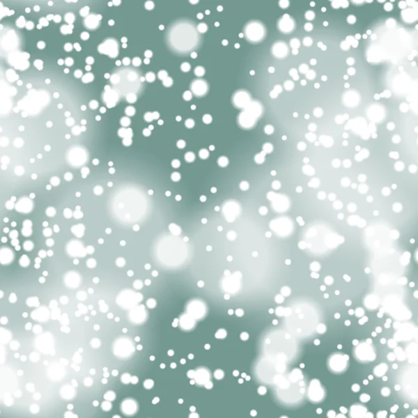 Bunte verschwommene Hintergrund mit Schnee-Overlay, nahtlos — Stockvektor