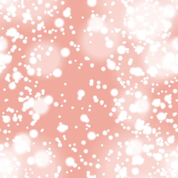 Fondo borroso colorido con superposición de nieve, sin costuras — Vector de stock