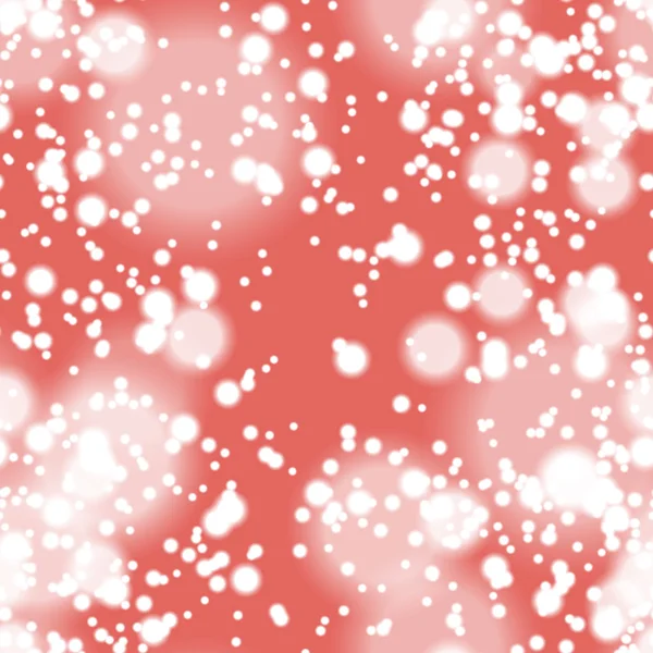 Fondo borroso colorido con superposición de nieve, sin costuras — Vector de stock