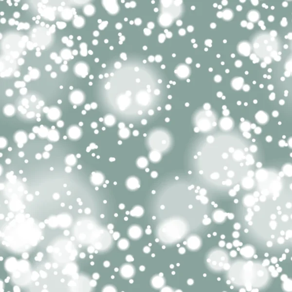 Fondo borroso colorido con superposición de nieve, sin costuras — Archivo Imágenes Vectoriales