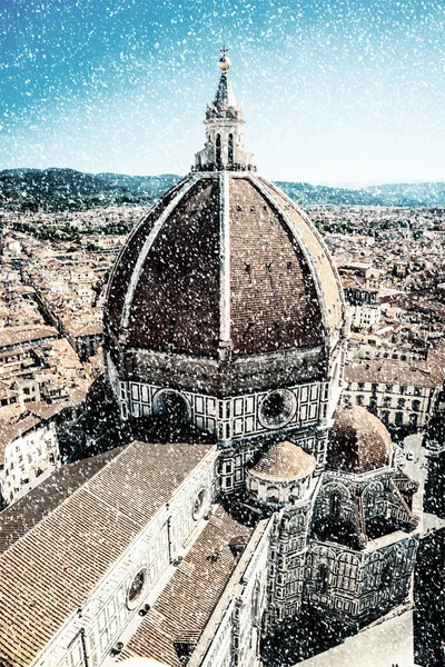 The Filica di Santa Maria del Fiore, Флоренция, Италия — стоковое фото