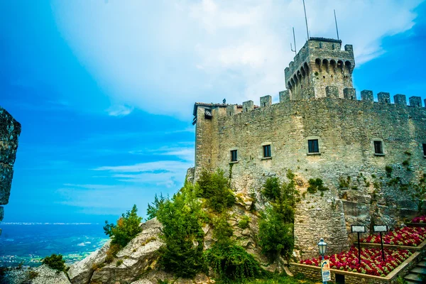 Cesta fästning, San Marino — Stockfoto