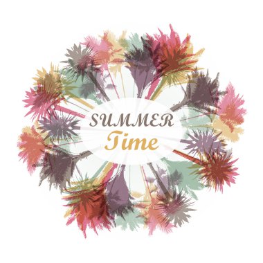 palmiye ağacı yazdırma