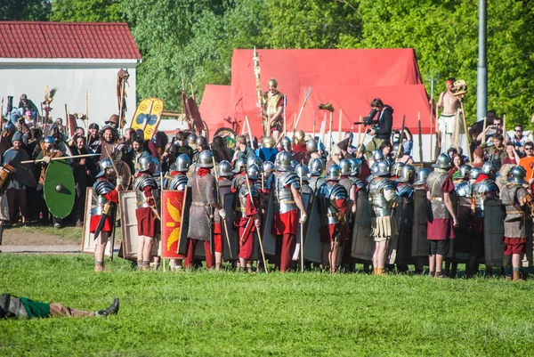 Reconstitution historique de la rébellion de Boudicas — Photo