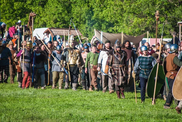 Reconstitution historique de la rébellion de Boudicas — Photo