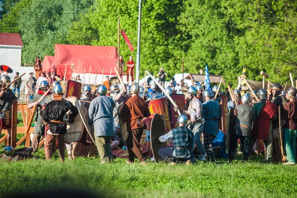 Reconstitution historique de la rébellion de Boudicas — Photo