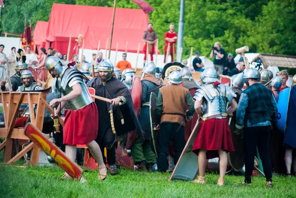 Reconstitution historique de la rébellion de Boudicas — Photo