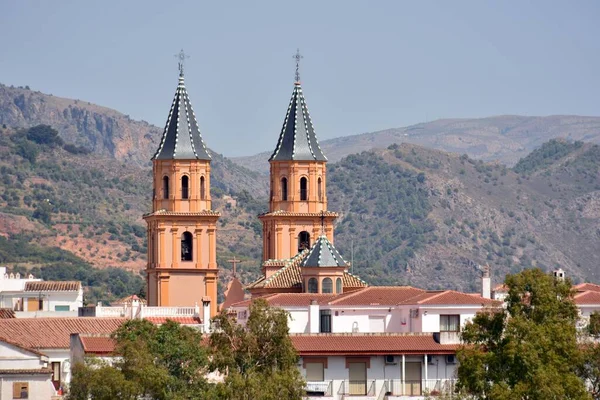 Uitzicht Stad Rgiva Hoofdstad Van Alpujarra Van Granada Spanje — Stockfoto