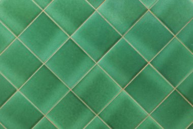 Yeşil seramik fayanslar, doku