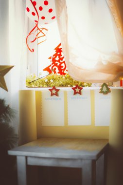 Noel ve yılbaşı dekorasyon ev