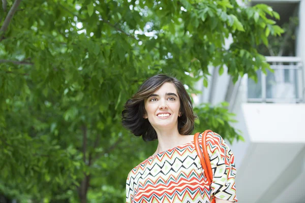 Gorgeus short hair woman — Stock Photo, Image