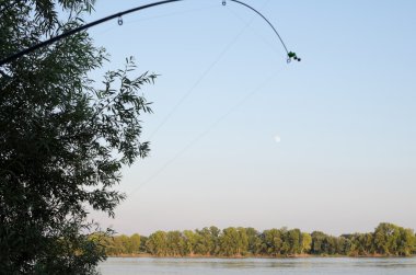 Yaz alacakaranlık Balık tutma