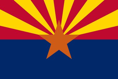 Arizona Yatay Resmî Bayrağı