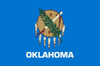 Oklahoma Yatay Resmî Bayrağı