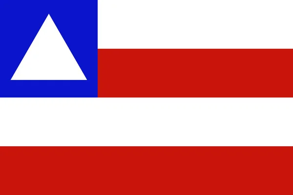 Bandera Plana Grande Oficial Bahia Horizontal —  Fotos de Stock