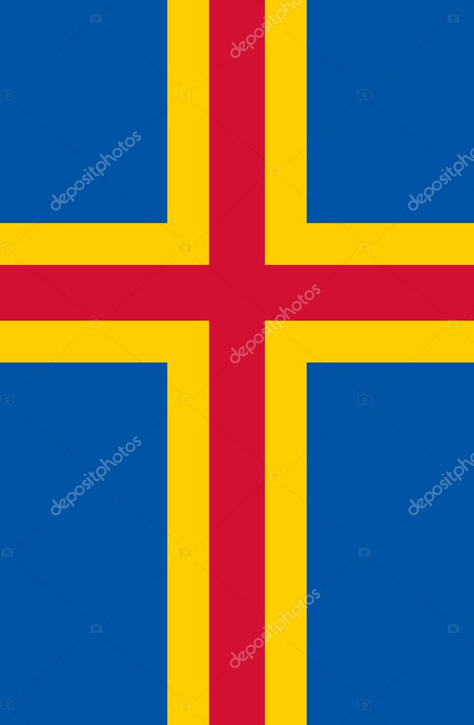 Flag Of Aland Vertical Stock Photo Image By C Albaman Flag Of Aland Vertical Stock Photo Image By C Albaman