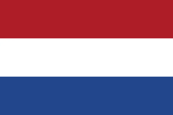 Hollanda yatay bayrağı — Stok fotoğraf