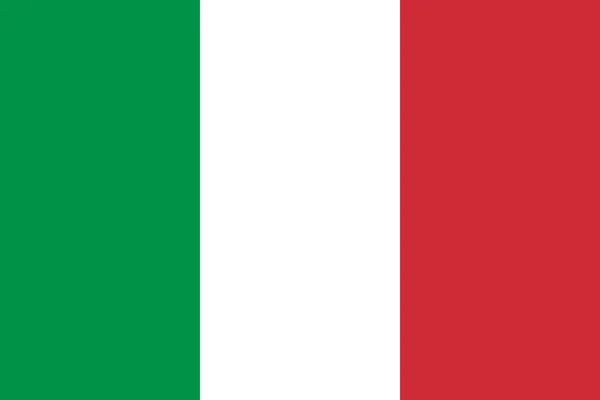 Bandeira de itália horizontal — Fotografia de Stock