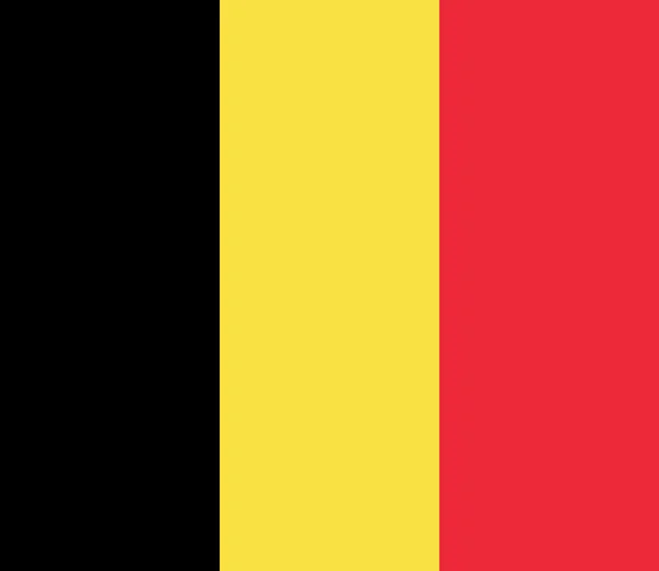 Flagge Belgiens horizontal — Stockfoto