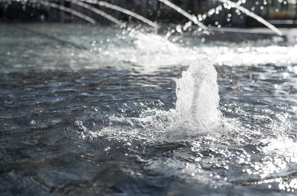 Fountain Water Closeup — Stock Photo, Image