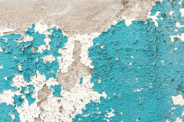 Cracked blu cemento vintage parete di sfondo. — Foto Stock