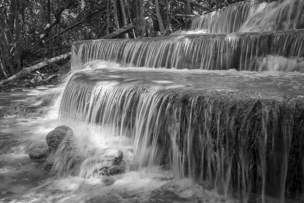 Landscape photo of beautiful waterfall in rainforest, Huay Mae K — Stock Photo, Image