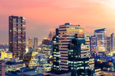twilight, Tayland, thailand, Bangkok cityscape