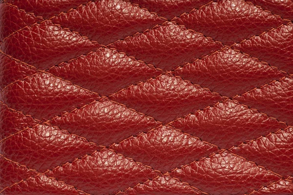 Abstract red leather for background. — Stock Photo, Image