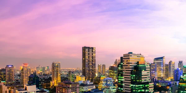 Twilight, Tayland, thailand, Bangkok cityscape — Stok fotoğraf