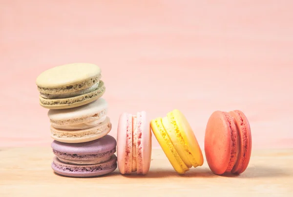French macarons on table — Stock Photo, Image