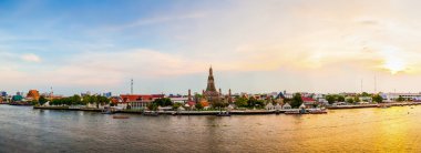 WAT Arun, temple of Dawn panoramik görünümü.