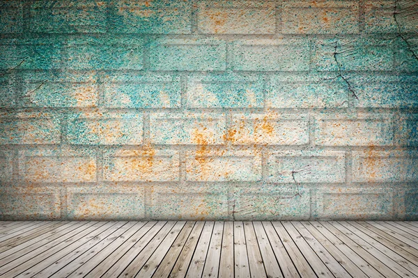 오래 된 벽돌 벽 배경, 빈티지 오래 된 벽 — 스톡 사진