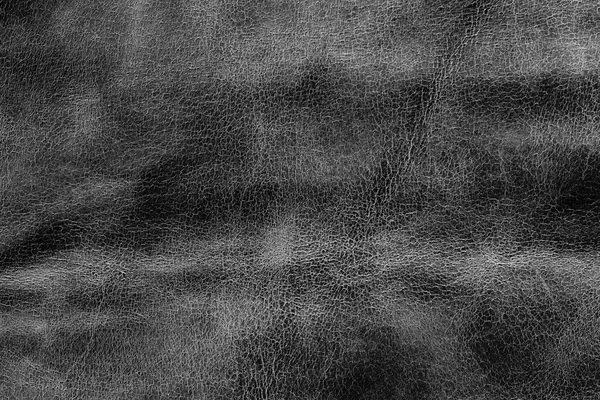 Black leather texture, abstract background — Stock Photo, Image