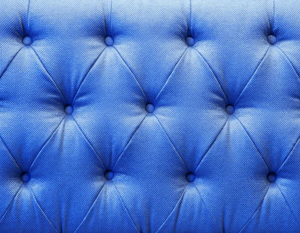 Background image of plush blue leather — Stock Photo, Image