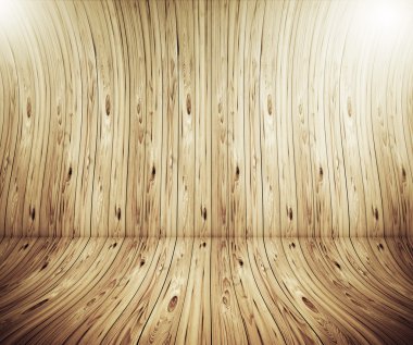 Eski kavisli ahşap doku arka plan. Retro filtersed.