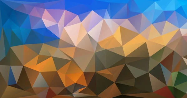 Abstract background consisting of colorful triangles. — Stock Photo, Image