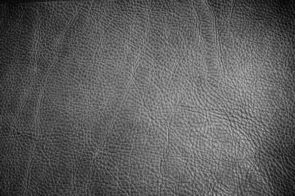 Czarna skóra tekstura powierzchnia tła — Zdjęcie stockowe