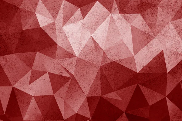 Grunge red polygonal vintage old background. — Stock Photo, Image