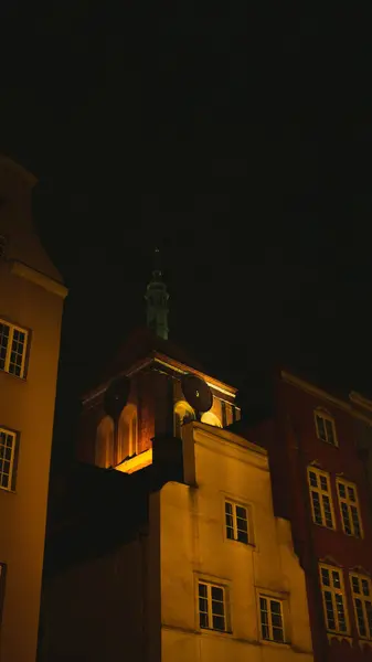 Gdansk 'ın renkli şehrinde mimari