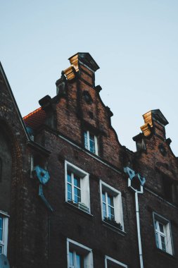 Gdansk 'ın renkli şehrinde mimari